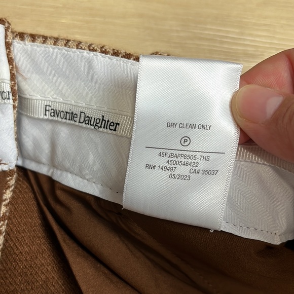 Favorite Daughter The Favorite Pants, Color: Toffee Houndstooth, SIZE 12 1220 - Picture 11 of 13